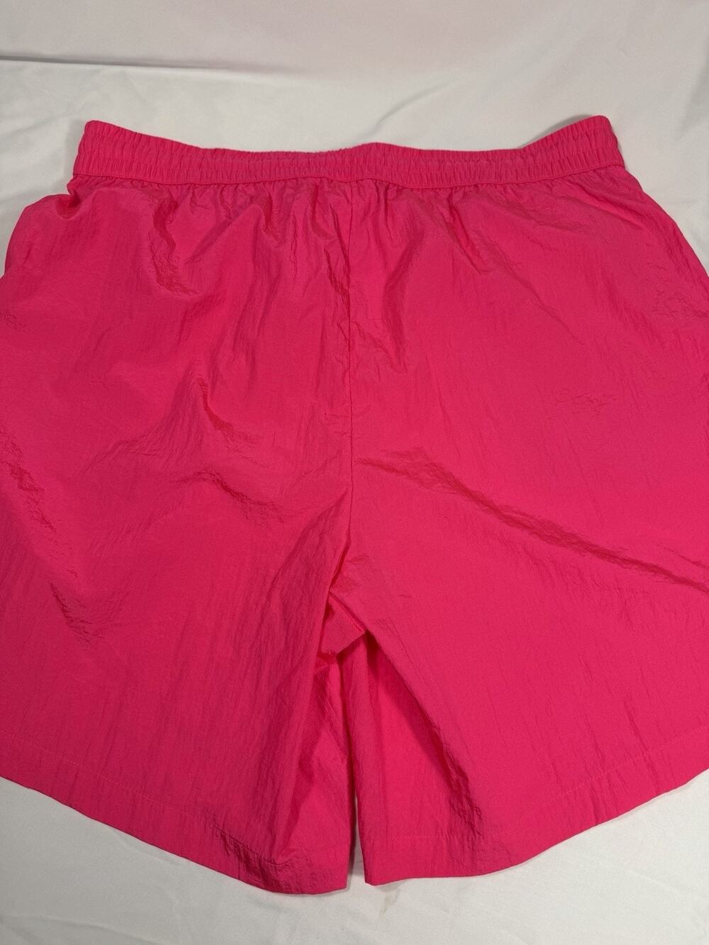 Future Collective/Alani Noelle Hot/Neon Pink Nylon Drawstring Shorts W's Sz XXL